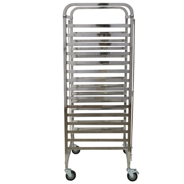 Industrial Stainless Steel Bakery Sheet Pans Bun Trays Bread Cooling Baking Trolley Rack