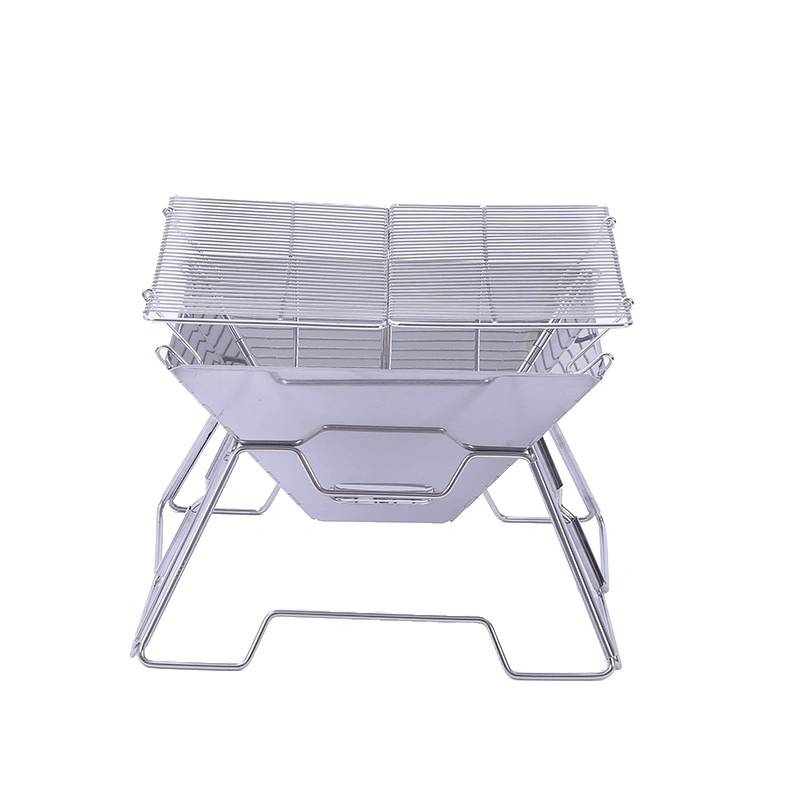 Best Selling Outdoor Portable Folding Charcoal BBQ Grill Withstainless Steel Mesh