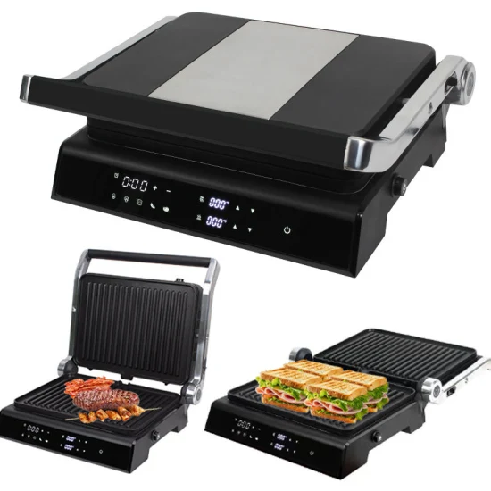 Contatta Sandwich Grill Press Maker Griglia per barbecue elettrica portatile digitale